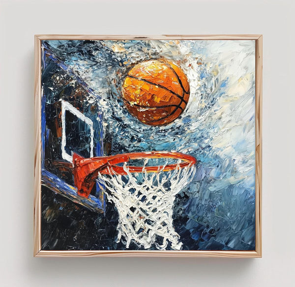Basketball Canvas Wall Art