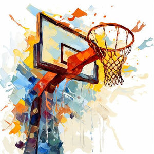 Basketball Canvas Wall Art