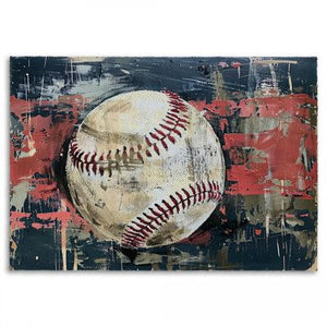 Baseball Canvas Wall Art