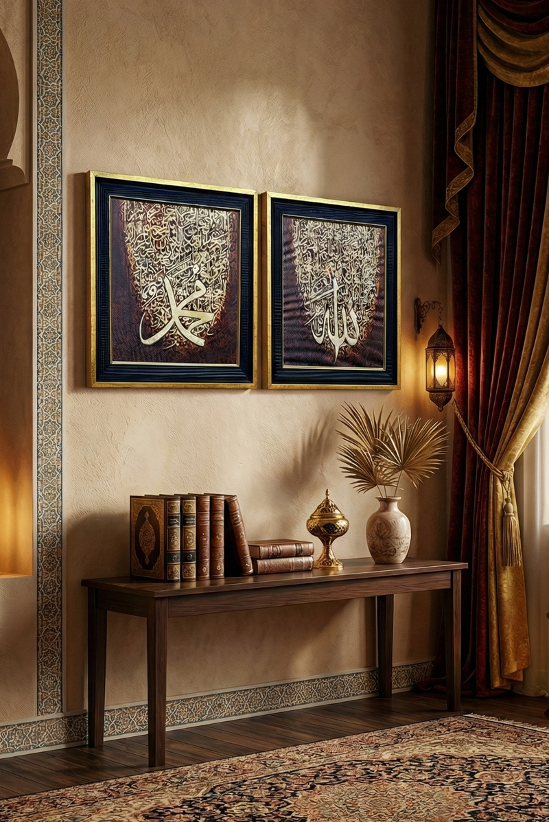 Divine Connection - Allah & Muhammad (PBUH) Art