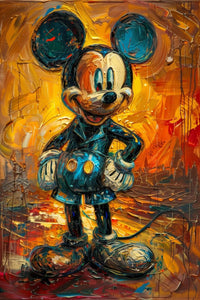 Mickey Mouse Canvas Wall Art – Cute Kids Room