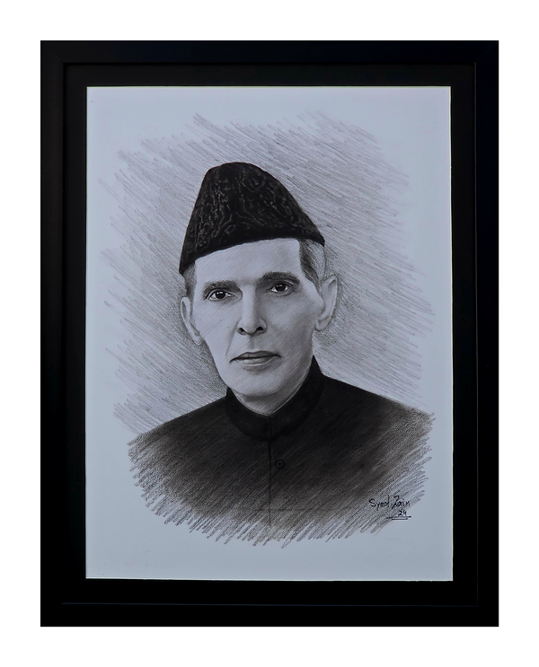THE VISIONARY LEADER - QUAID E AZAM PORTRAIT